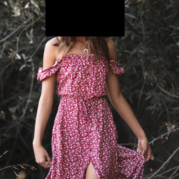 Floral Maxi Dress - AUGUSTE brand "Willow Day Dress" - Size 6 - Picture 3 of 4